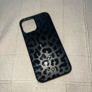 Loopy Black Leopard IPhone 12/12 pro case